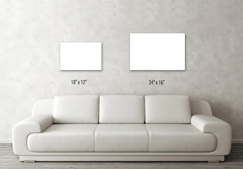 Large Wall Art Print Size Examples