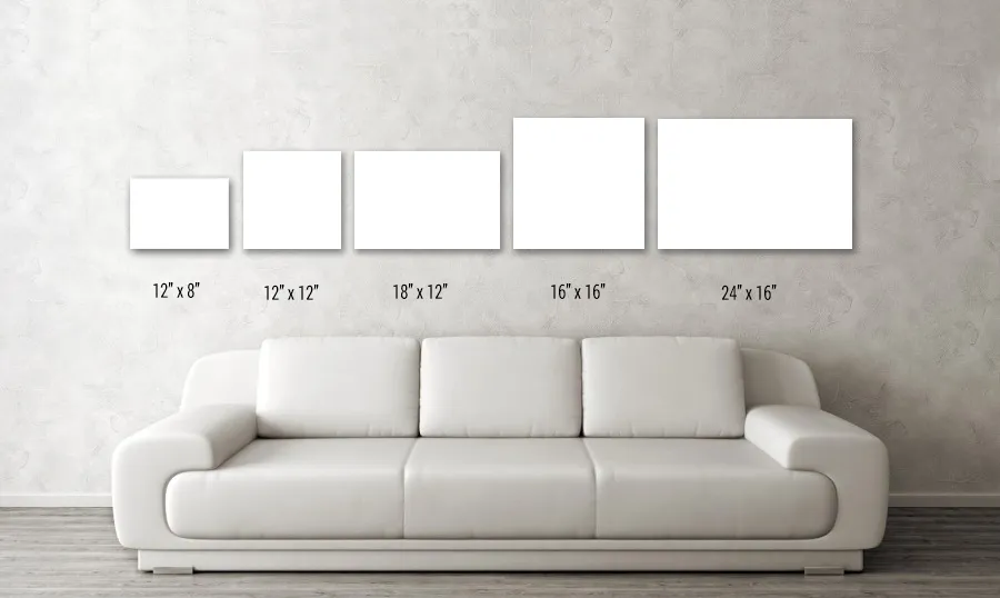 Canvas Wall Art Size Examples