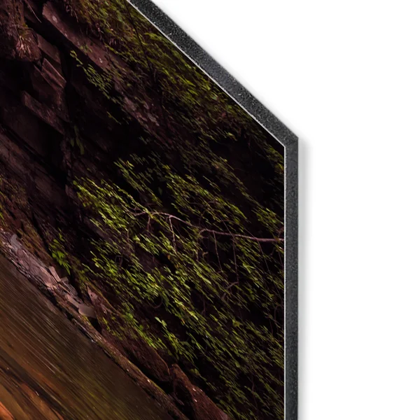 Each print is mounted onto black, 3mm Foamex - an ultra-durable, moisture-resistant PVC substrate that remains lightweight yet rigid. Can be framed or hung with the included Velcro strips.