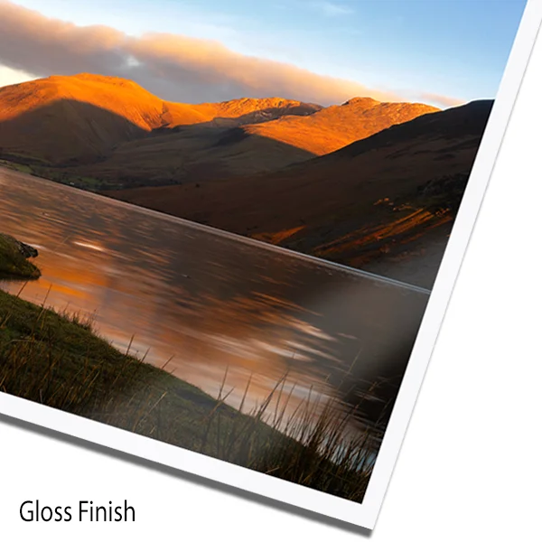 Premium Gloss Photographic - A bold, high-gloss finish that enhances depth and contrast, ideal for striking imagery that stands out.
