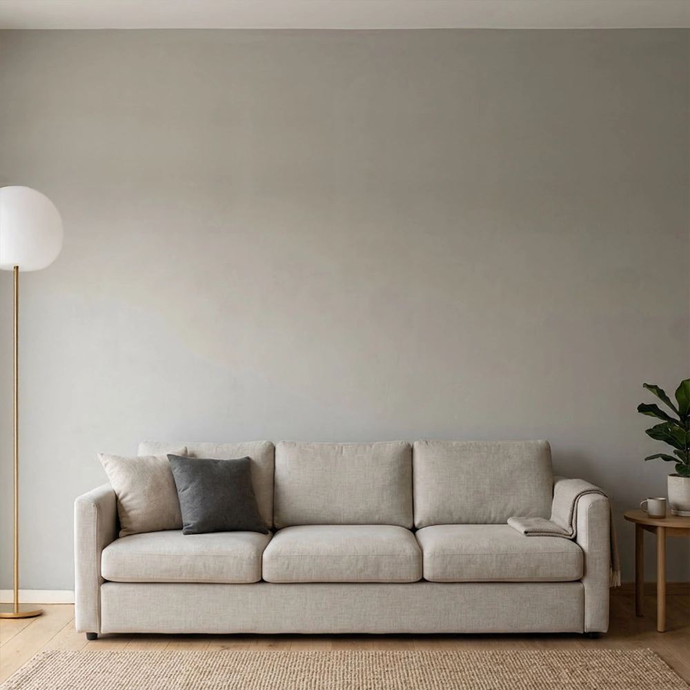 An example showing how a 30" x 20" foamex mounted print could look in a living room setting.