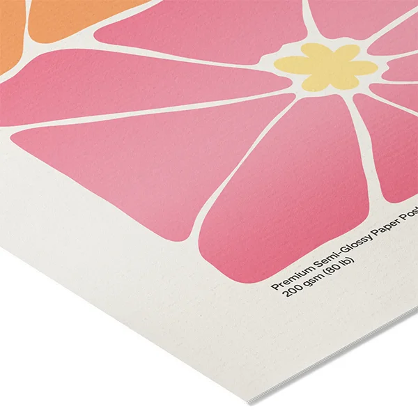 Premium semi-glossy paper that enhances colors with a subtle shine while protecting against fading from light and moisture.