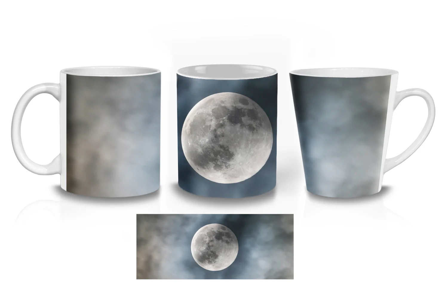 Moon in Cloud  Coffee Mugs