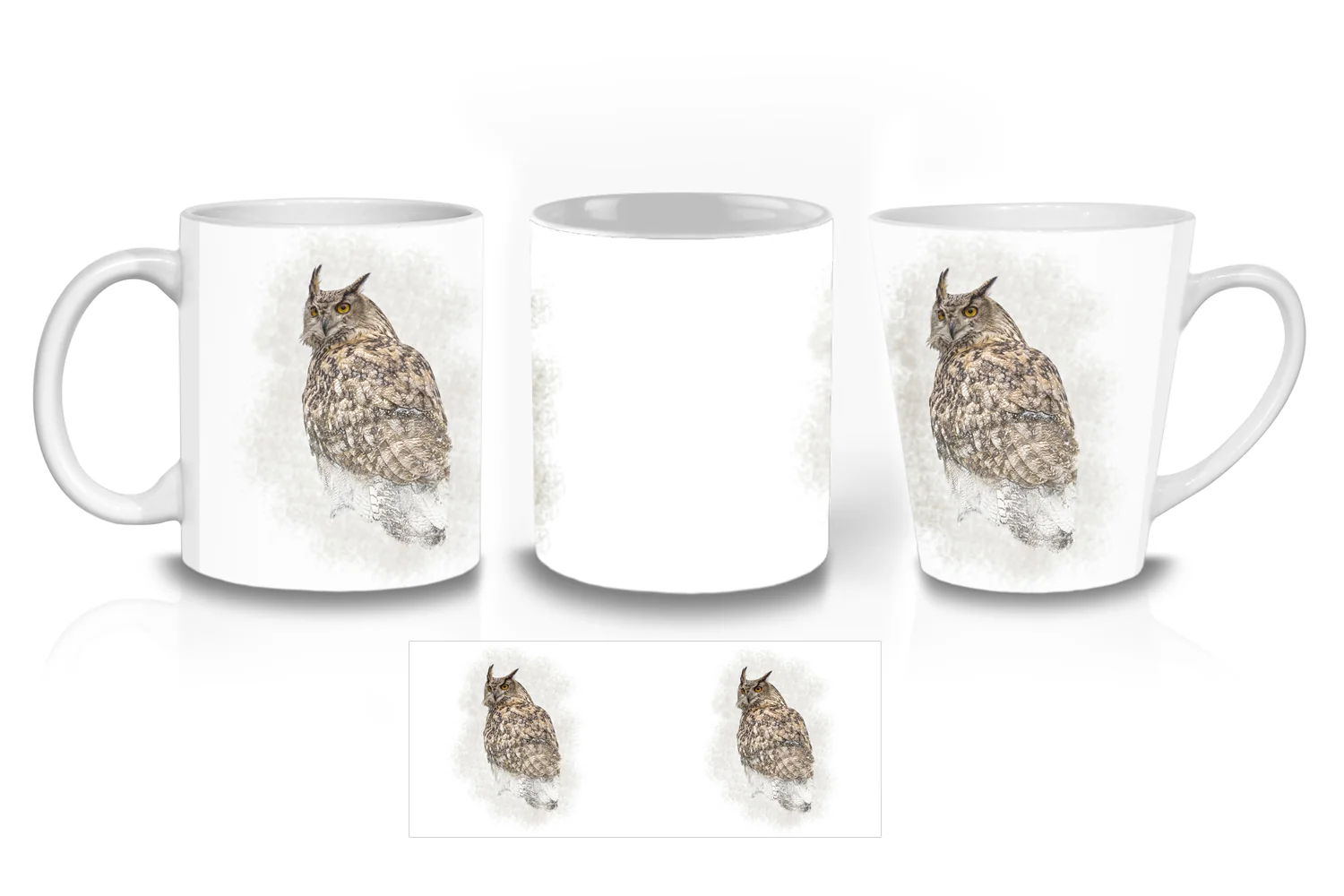 Turkmenian Eagle Owl  Coffee Mugs
