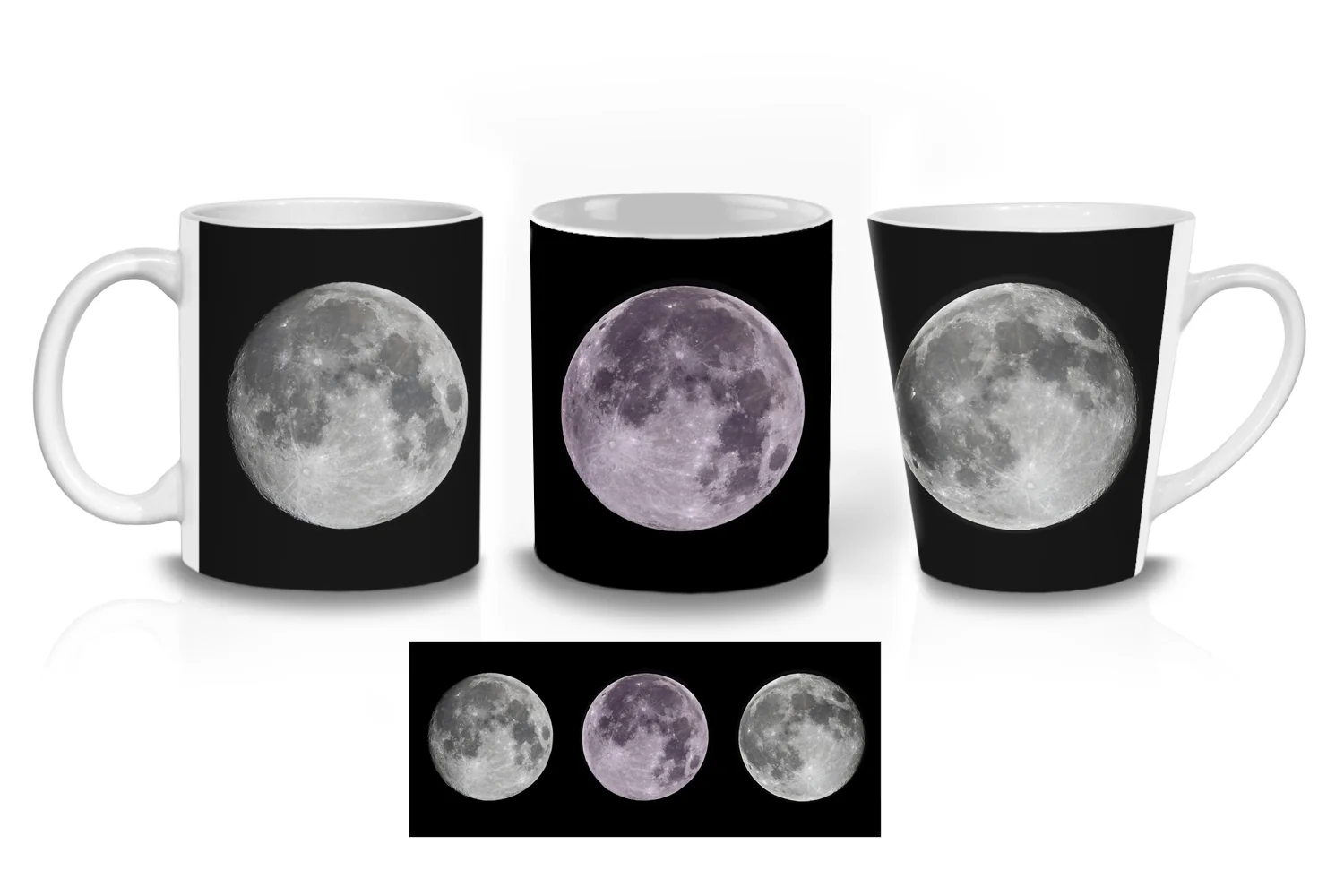 Three Day Pink Moon Coffee Mugs