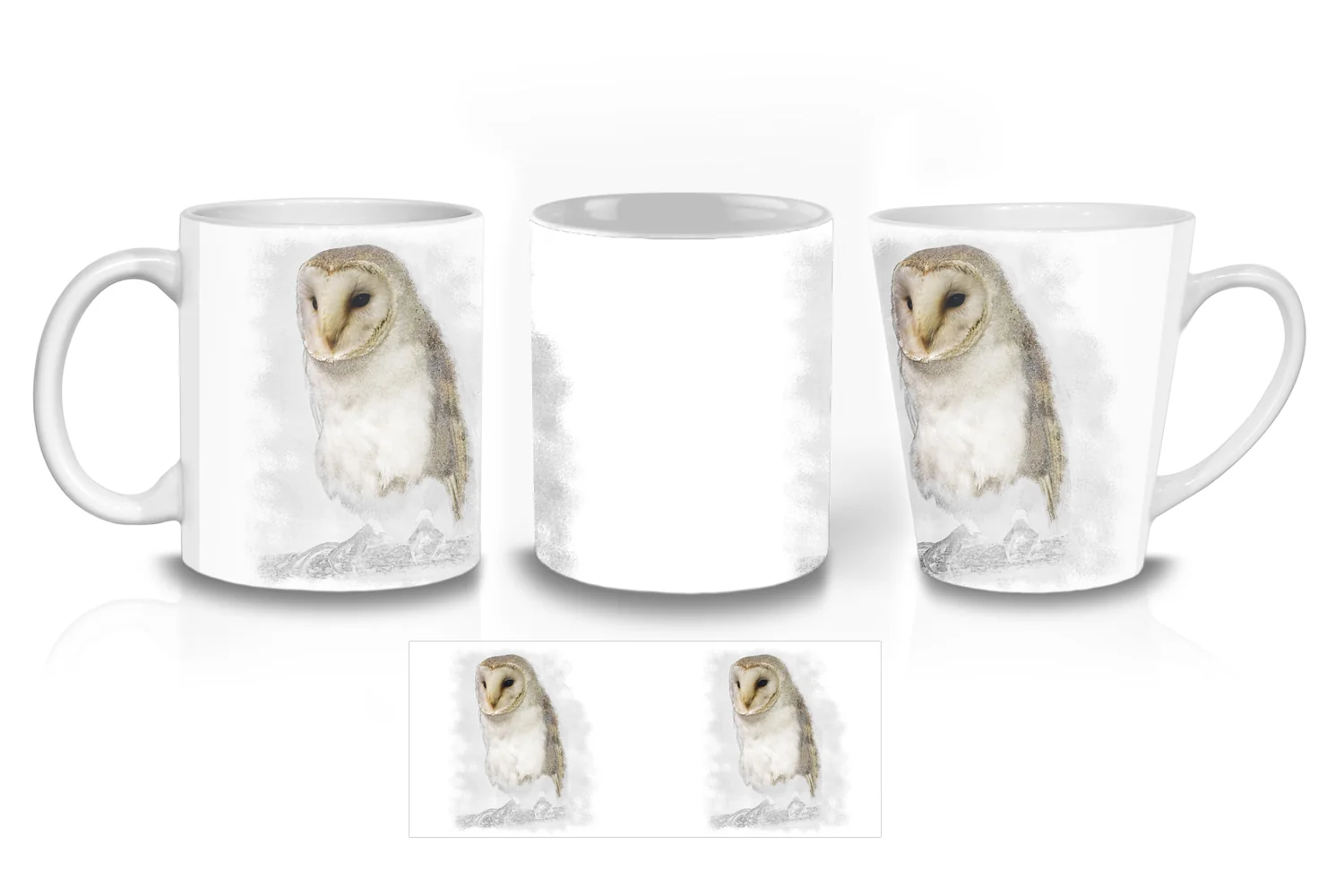 Barn Owl Coffee Mugs