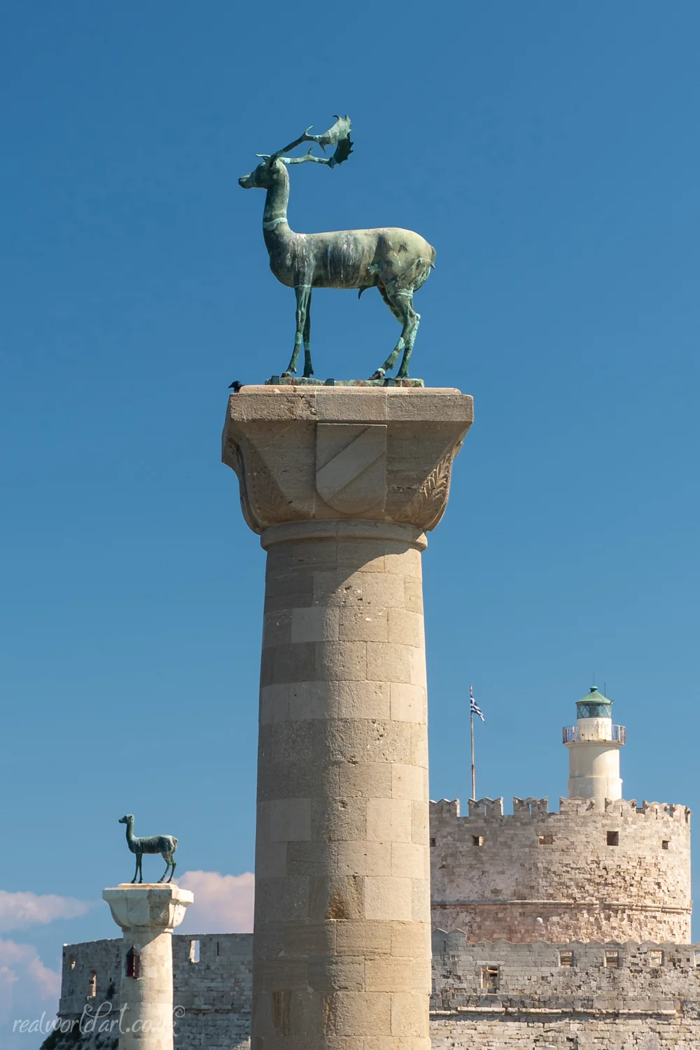 Mandraki Harbour Deer Art Prints Mandraki Harbour Deer Art Prints