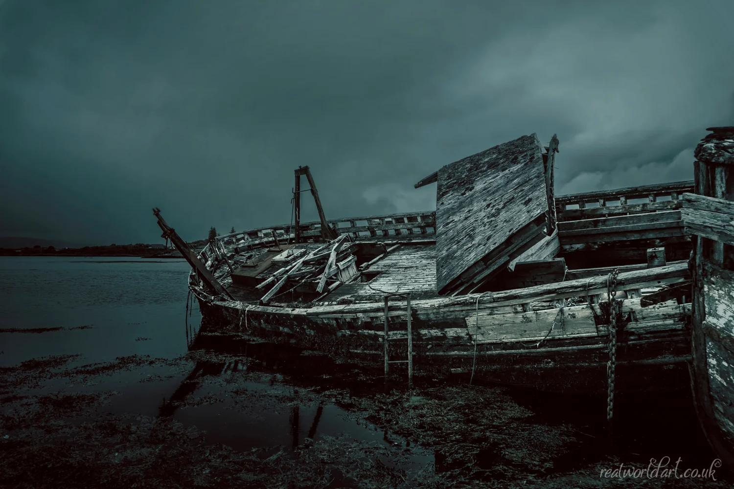 Forsaken Scottish Boats Greeting Cards Forsaken Scottish Boats Greeting Cards