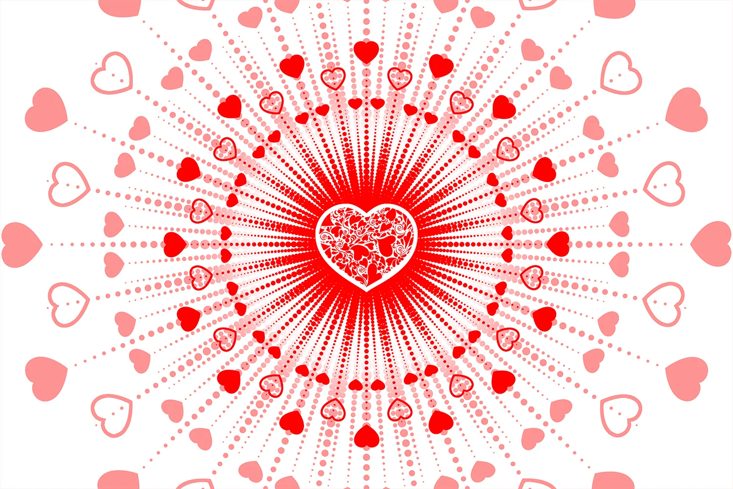 White Heartburst Valentine Art Prints White Heartburst Valentine Art Prints