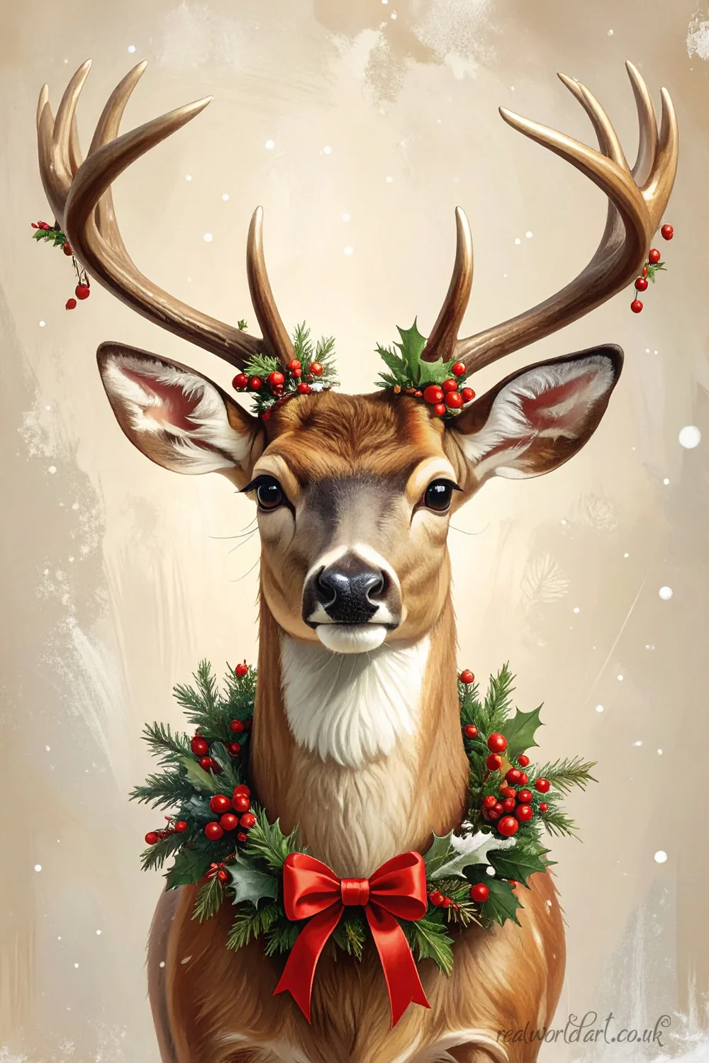Christmas Stag Greeting Cards