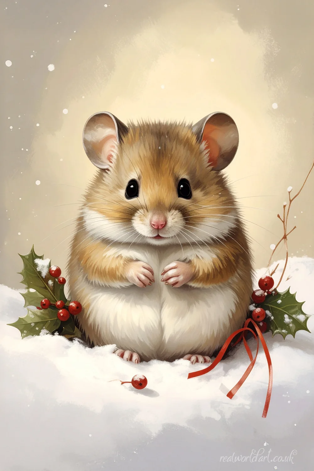 Christmas Doormouse Greeting Cards