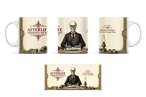 Afterlife Assurance Society Victorian Gothic Printed Ceramic Mugs