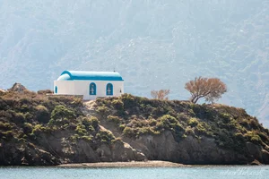 Kastri Island Chapel Art Prints