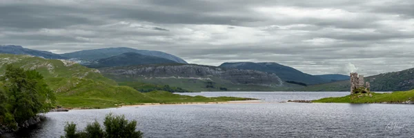 Ardvreck Castle Lairg Panoramic Art Prints