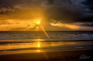 Ocean Sunrise Wall Art Prints
