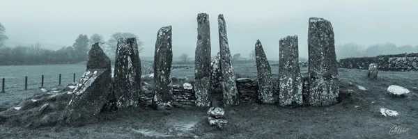 Cairnholy I Chambered Cairn Panoramic Art Prints