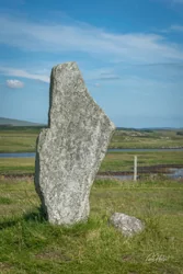 Isolated Callanish Standing Stone Wall Art Prints