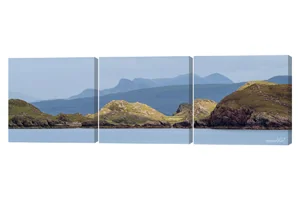 Scottish Coastline 3 Piece Canvas Wall Art