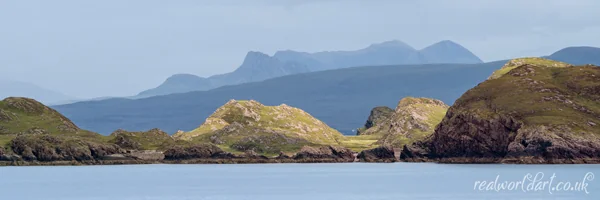Scottish Summer Isles Panoramic Art Prints