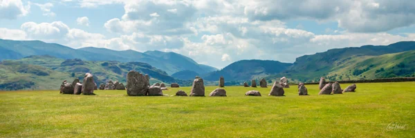 Castlerigg Stone Circle Panoramic Art Prints