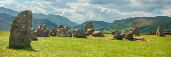 Castlerigg Stone Circle Keswick Panoramic Art Prints
