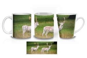 Pair of Fallow Deer Coffee Mugs