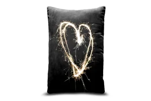 Firework Heart Bolster