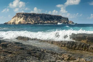 Geronisos Island Waves Fine Art Greeting Cards