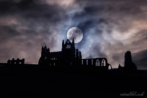 Gothic Whitby Abbey Panoramic Art Prints