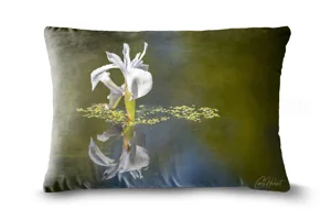 White Water Iris Bolster