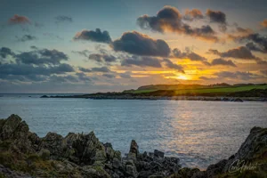 Sunset Over Isle of Whithorn Wall Art Prints