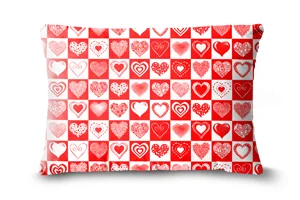 Patchwork Hearts Bolster