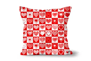 Patchwork Hearts Scatter Cushions