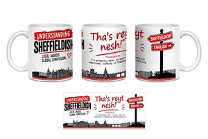 Thas Reyt Nesh Sheffieldish Printed Ceramic Mugs