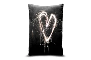 Sparkler Heart Bolster