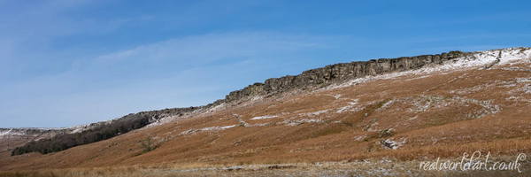 Stanage Edge Winter Ridge Wall Art Prints
