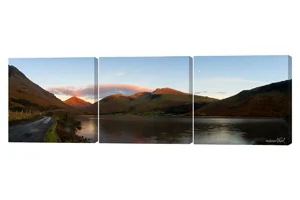 Tranquil Wastwater 3 Piece Canvas Wall Art
