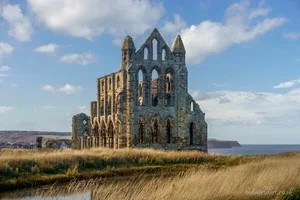 Autumn at Whitby Abbey Canvas Wall Art