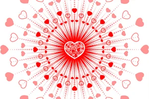 White Heartburst Art Prints