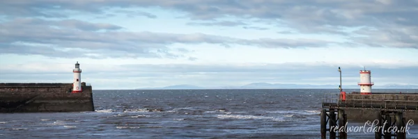 Harbour Entrance View Panoramic Art Prints