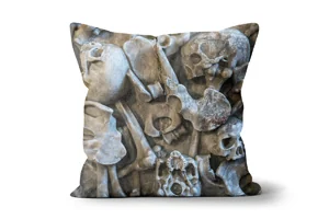 Carved Skulls Scatter Cushions