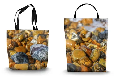 Pebbles Shopping Tote Bags