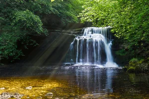 Cauldron Falls in Spring Rivers, Lakes & Waterfalls