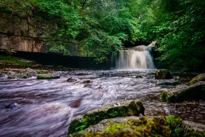Cauldron Falls in Summer Wall Art Prints