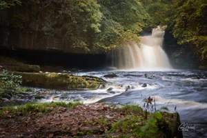 Cauldron Falls in Autumn Wall Art Prints