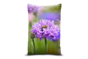 Dark Pink Cornflower Bolster