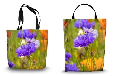 Cornflowers Shopping Tote Bags
