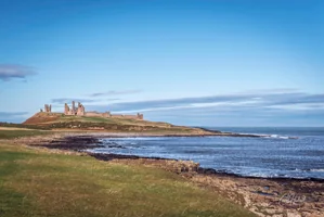 Isolated Dunstanburgh Castle Foamex Prints