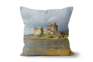 Sunlight On Eilean Donan Castle Scatter Cushions