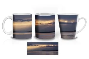 Pink Humber River Sunset Coffee Mugs